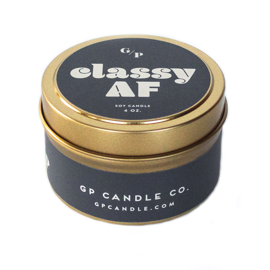 Classy AF 4 oz. Just Because Candle Tin