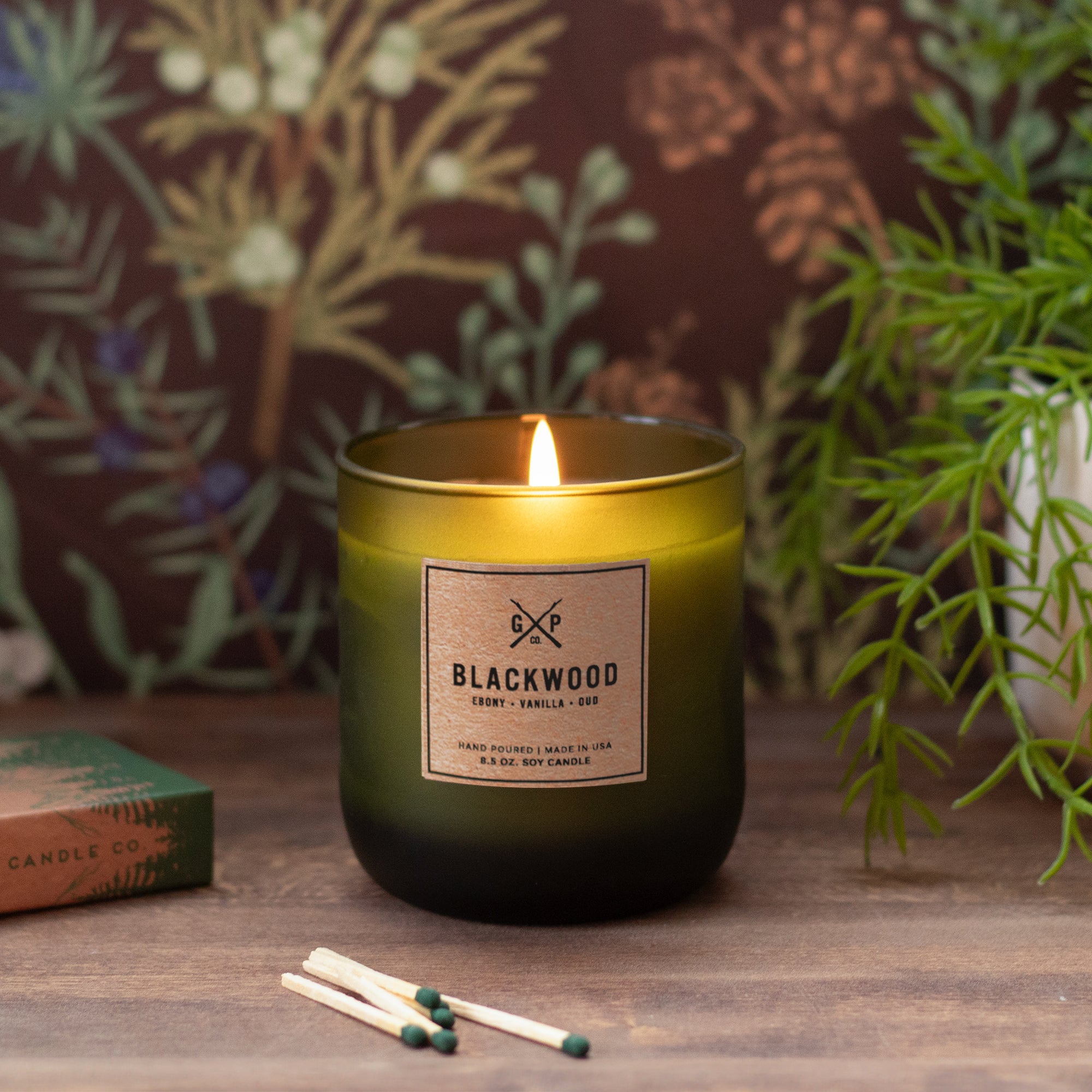 Blackwood 8.5 oz. Balsam Feather Candle GP Candle Co