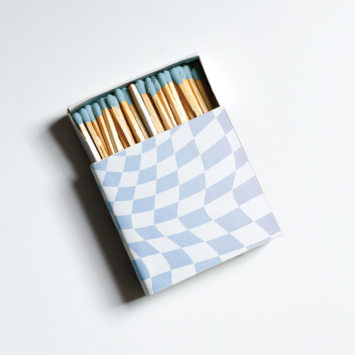 Center Checker Wavy Checker Matchbox (Square 2
