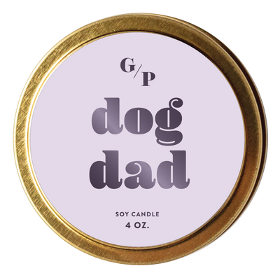 Dog Dad 4 oz. Candle Tin