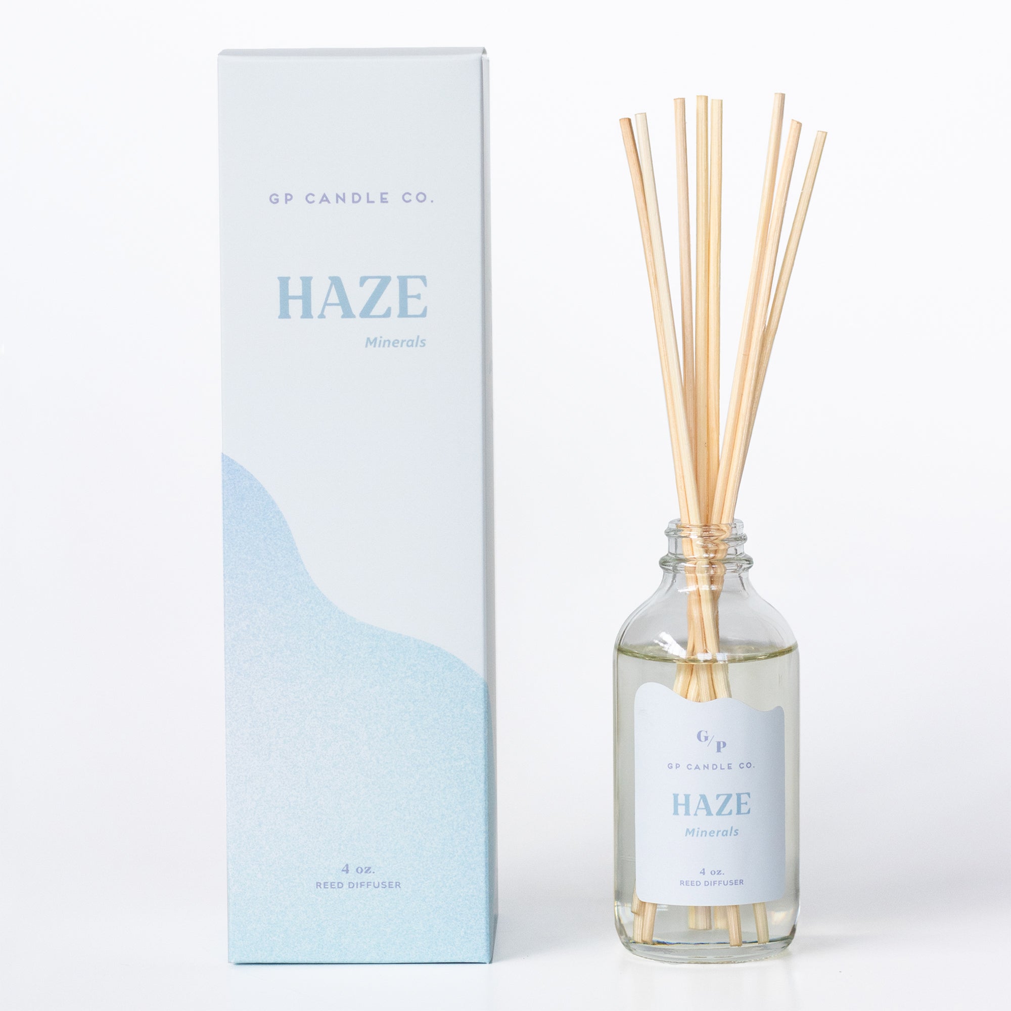 Haze 4 oz. Hue Reed Diffuser (Minerals) – GP Candle Co.