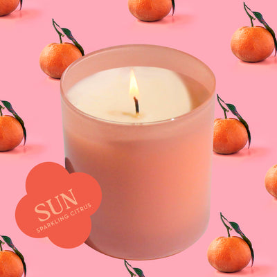 Sun 9 oz. Hue Candle (Sparkling Citrus)