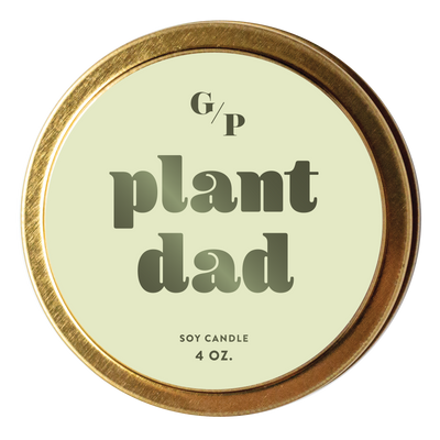 Plant Dad 4 oz. Candle Tin