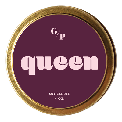Queen 4 oz. Just Because Candle Tin