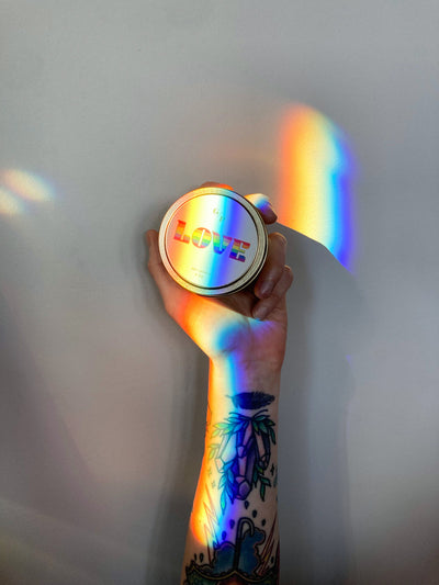 Love (Pride) 4 oz. Just Because Candle Tin