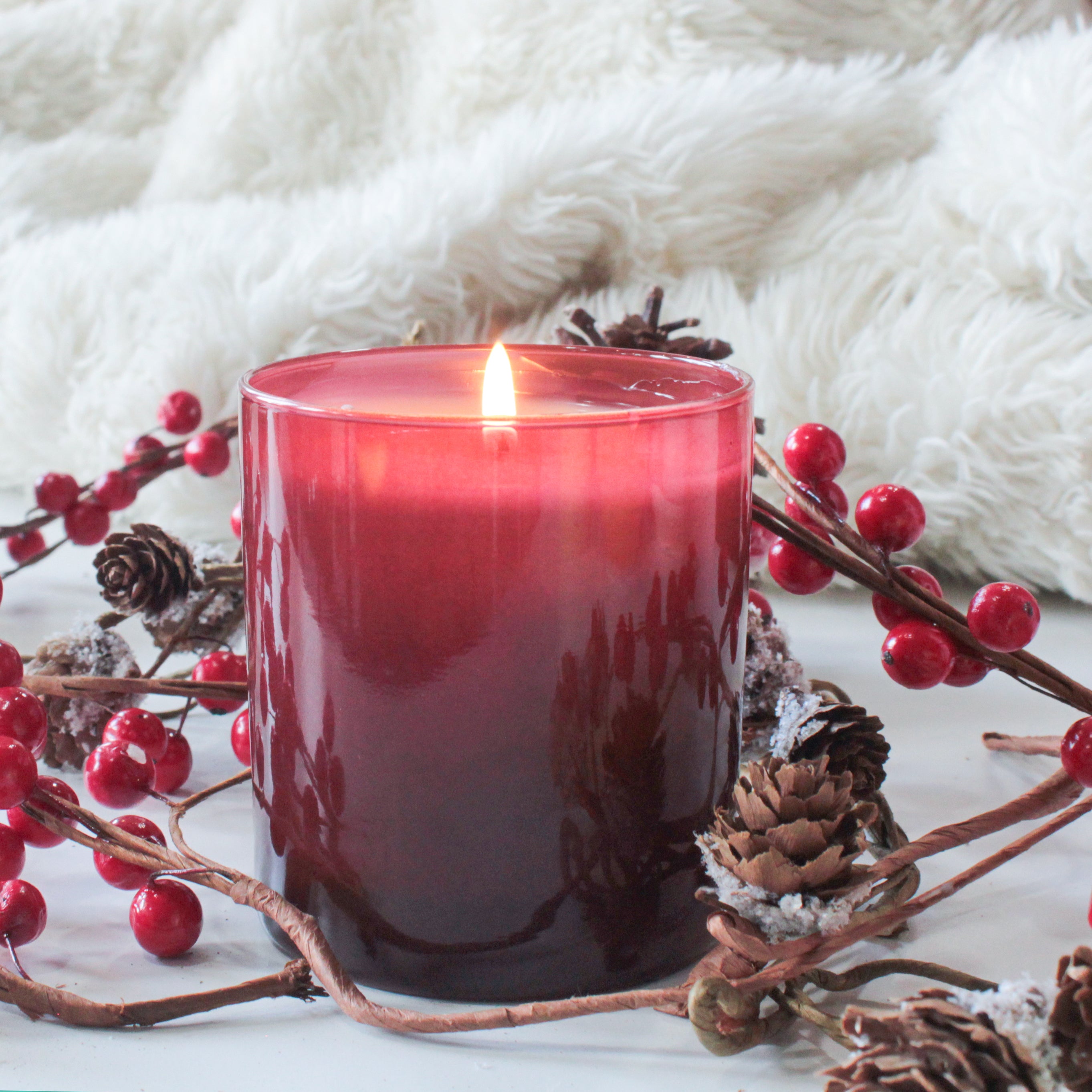 Rouge 9 oz. Hue Candle (Elderberry) – GP Candle Co.