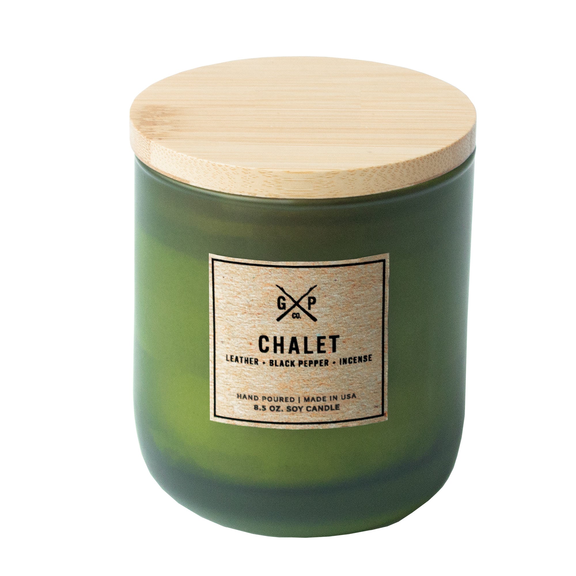 Chalet 8.5 oz. Balsam + Feather Candle - GP Candle Co.