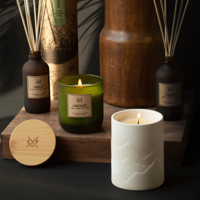 Lakeside 12 oz. Balsam + Feather Candle