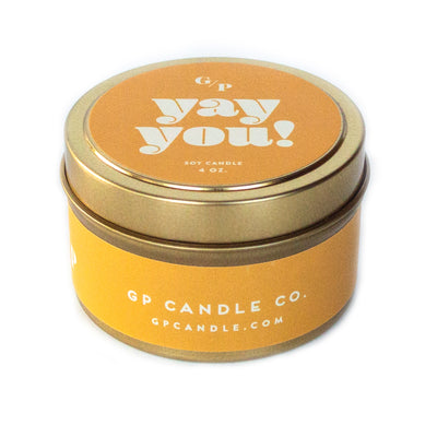 Yay You! 4 oz. Just Because Candle Tin