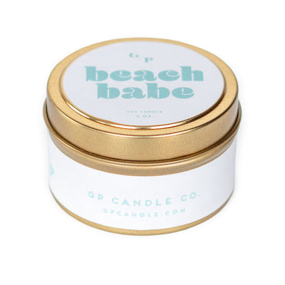 Beach Babe 4 oz. Just Because Candle Tin
