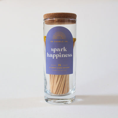 Spark Happiness Match Jar - 4" Matches